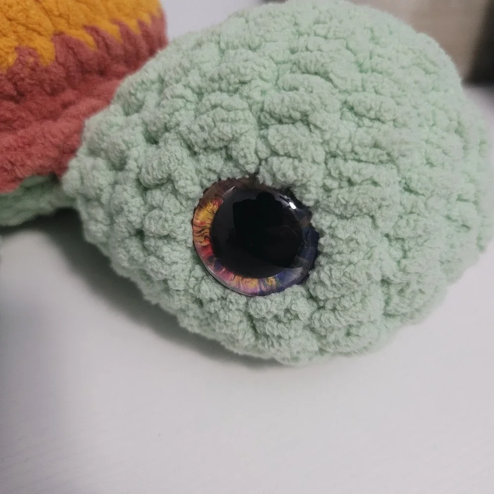 Crochet Sea Turtle Sunflower ,‎ Handmade With Love Cute Gift Animal Turtle